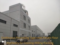 ক্রমাগত প্রক্রিয়াকরণ মিষ্টি আলু ময়দা সরঞ্জাম মিষ্টি আলু স্টার্চ মেশিন