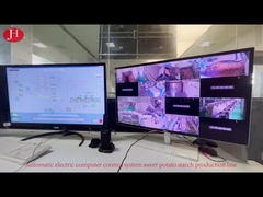 স্বয়ংক্রিয় ইলেকট্রিক কম্পিউটার কন্ট্রোল সিস্টেম মিষ্টি আলু স্টার্চ উত্পাদন লাইন
