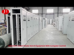 স্টেইনলেস স্টীল উপাদান এবং পিএলসি নিয়ন্ত্রণ সঙ্গে কাস্টমাইজড মিষ্টি আলু মেশিন