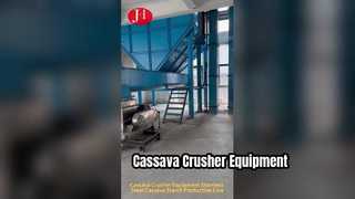 কাসাভা ক্রাশার সরঞ্জাম স্টেইনলেস স্টিল কাসাভা স্টার্চ উৎপাদন লাইন