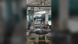 ধারাবাহিক প্রক্রিয়াকরণ প্রকার মিষ্টি আলুর ময়দা মেশিন খাদ্য ময়দা পেষণকারী মিল মেশিন